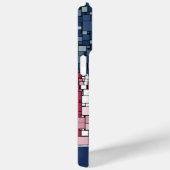 Sterne & Streifen Mosaik Personalisiert Case-Mate iPhone Hülle (Rückseite / Rechts)