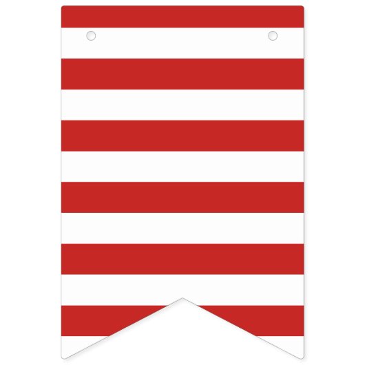 Sterne & Streifen Rotes Weiß Blauer Graduate Wimpelkette (Erste Fahne)