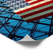 Sterne & Streifen & Schatten Poster (Ecke)