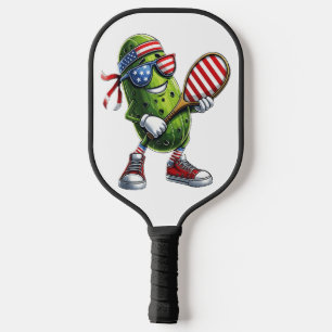 Sterne, Streifen & Smashes – Patriotische Gurke Pickleball Schläger