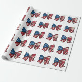 🎁 Sterne, Streifen & Überraschungen! 🇺🇸✨ Geschenkpapier (Ungerollt)