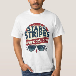 Sterne, Streifen und Freiheit T-Shirt