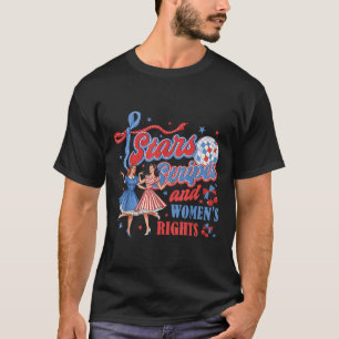Sterne Streifen Und Gleiche Rechte 4. Juli Frauen T-Shirt