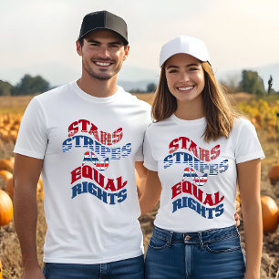 Sterne, Streifen und gleiche Rechte Name  T-Shirt