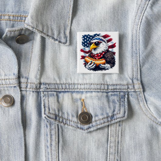 Sterne, Streifen und Grobbleche Button (Beispiel)