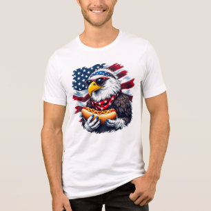 Sterne, Streifen und Grobbleche Tri-Blend Shirt