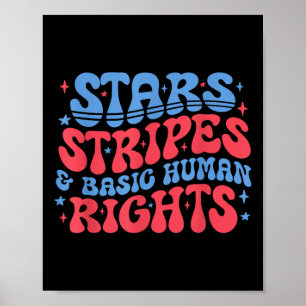 Sterne Streifen Und Grundlegende Menschenrechte 4. Poster