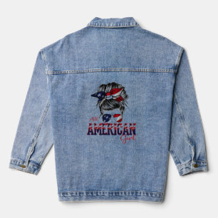Sterne, Streifen und Masse: Amerikanische Mädchen Jeansjacke