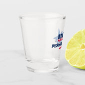 Sterne, Streifen und Pennsylvania 1787 Shot glass Schnapsglas (Links)