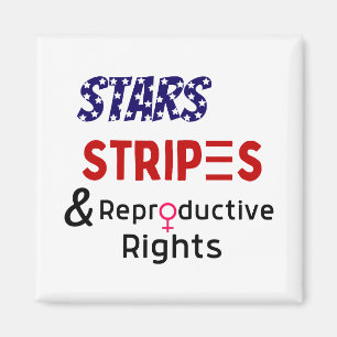 Sterne, Streifen und Reproduktionsrechte Magnet