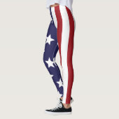Sterne Streifen USA Leggings (Links)