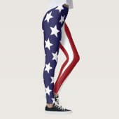 Sterne Streifen USA Leggings (Rechts)