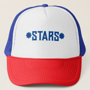 Sterne Text schön rot/weiß/blau Truckerkappe