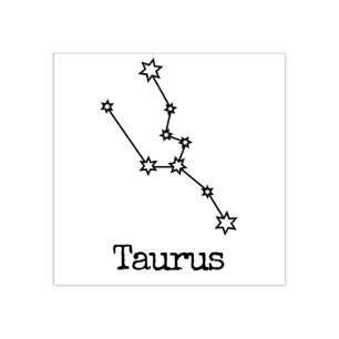 Sterne Tierkreiszeichen Himmels Horoskop Stier Gummistempel