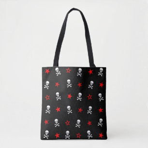Sterne + Totenköpfe + Kreuzbeine Kordelzug-Rucksac Tasche