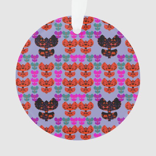 Sterne Tulpen Ornament (Vorderseite)