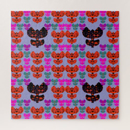 Sterne Tulpen Puzzle (Vertikal)