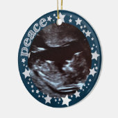 Sterne u. Freude! Sonogram-erste Keramikornament (Links)