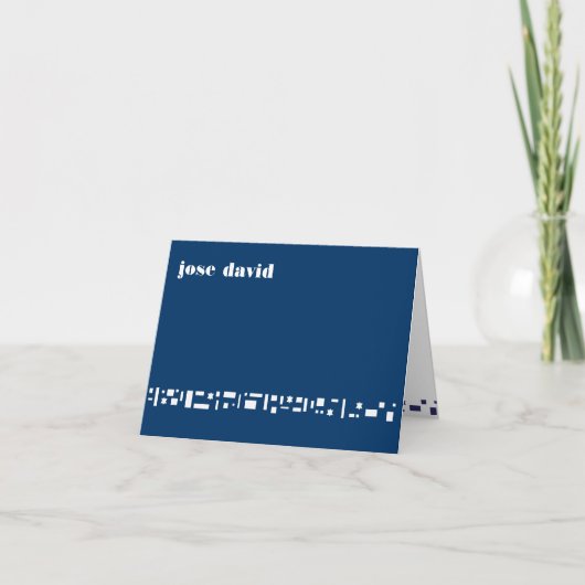 Sterne u. Quadrat-Bar-Schläger Mitzvah danken (Vorderseite)