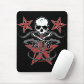 Sterne u. Schädel Mousepad (Mit Mouse)