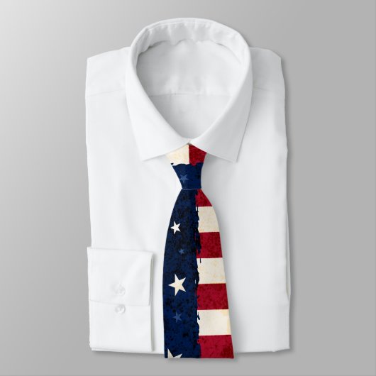 Sterne u. Streifen-Americanaart USA-Flagge Krawatte (Gebunden)