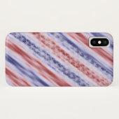Sterne u. Streifen grafischer iPhone Fall Case-Mate iPhone Hülle (Rückseite (Horizontal))