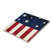 Sterne u. Streifen patriotisch Fliese (Seite)