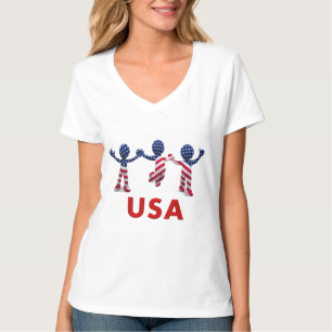 Sterne u. Streifen T-Shirt