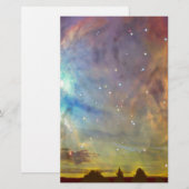 Sterne über Orion Briefpapier (Vorne/Hinten)