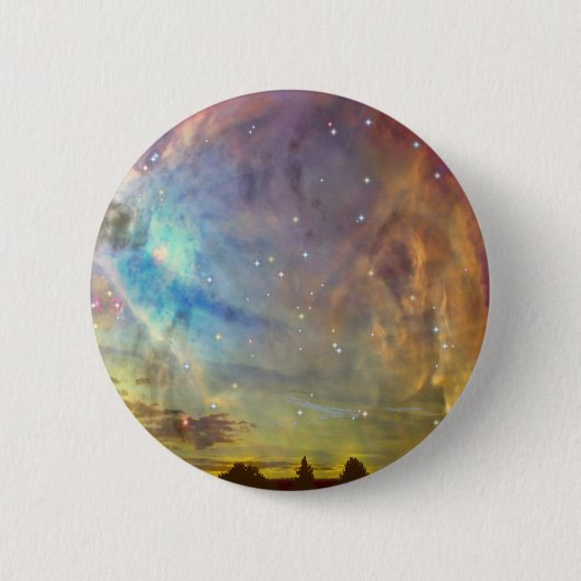 Sterne über Orion Button (Vorderseite)