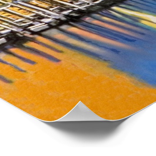 Sterne über Venedig Poster (Ecke)