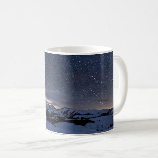 Sterne und Berge Kaffeetasse (VorderseiteRechts)
