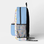 Sterne und blaue Wolken Aquarellkids Bedruckter Rucksack (Rechts)