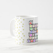 Sterne und Blöcke! Kaffeetasse (Vorderseite Links)