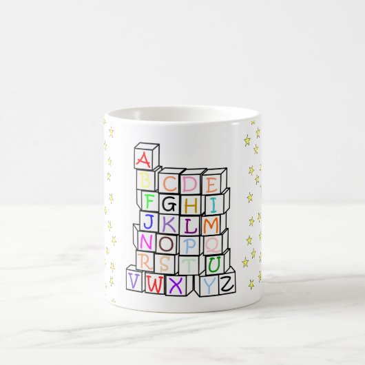 Sterne und Blöcke! Kaffeetasse (Mittel)