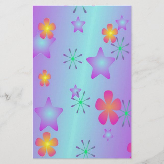 Sterne und Blume (Vorderseite)