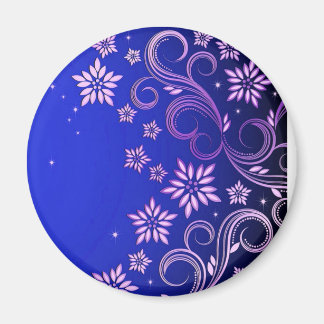 Sterne und Blume 3 Magnet