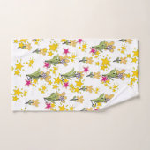 Sterne und Blumen Badhandtuch Set (Handtuch)