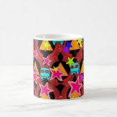 Sterne und Busse Kaffeetasse (Mittel)