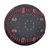 Sterne und einzigartiges Raumschiff Baseball (Vorderseite Links)