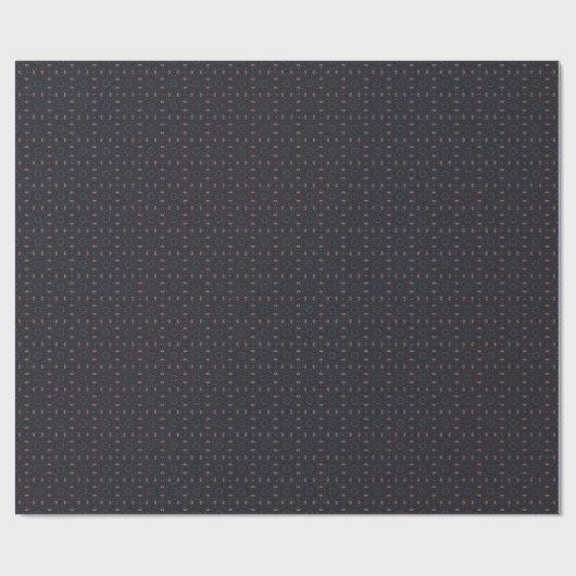 Sterne und einzigartiges Raumschiff Geschenkpapier (Flach)