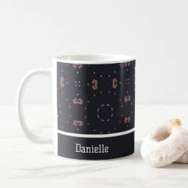 Sterne und einzigartiges Raumschiff Kaffeetasse