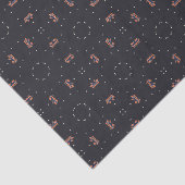 Sterne und einzigartiges Raumschiff Seidenpapier (Ausschnitt)