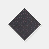 Sterne und einzigartiges Raumschiff Serviette (Ecke)
