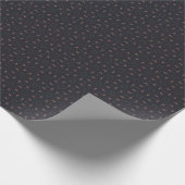 Sterne und einzigartiges Raumschiffmuster Geschenkpapier (Ecke)