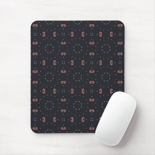 Sterne und einzigartiges Raumschiffmuster Mousepad (Mit Mouse)