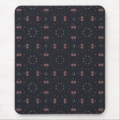 Sterne und einzigartiges Raumschiffmuster Mousepad (Vorne)