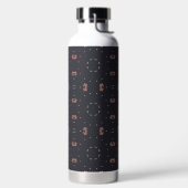 Sterne und einzigartiges Raumschiffmuster Trinkflasche (links)