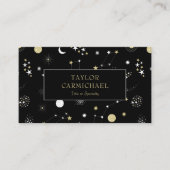 Sterne und Galaxien Visitenkarte (Vorderseite)