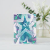 Sterne und Glitzer! Postkarte (Stehend Vorderseite)